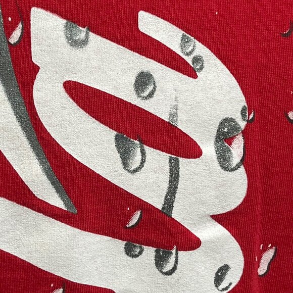 Vintage Coca-Cola Graphic T-Shirt Red Short Sleeve Pre-Shrunk Cotton XL - Picture 5 of 8
